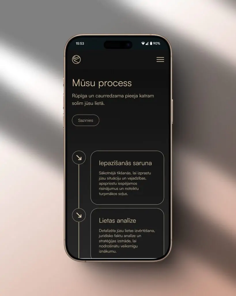 DruvoWEB, mājaslapu izstrāde, mājaslapas izveide, mājaslapas dizains, Karīna Landmesere, zvērinātu advokātu birojs