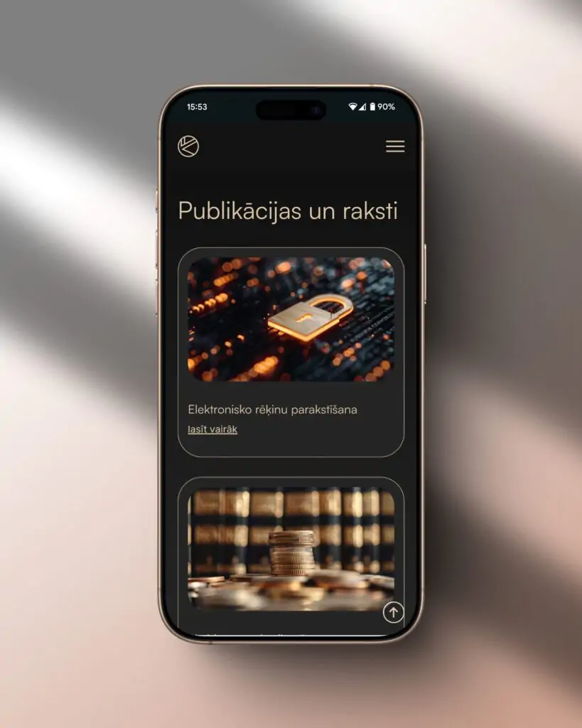 DruvoWEB, mājaslapu izstrāde, mājaslapas izveide, mājaslapas dizains, Karīna Landmesere, zvērinātu advokātu birojs