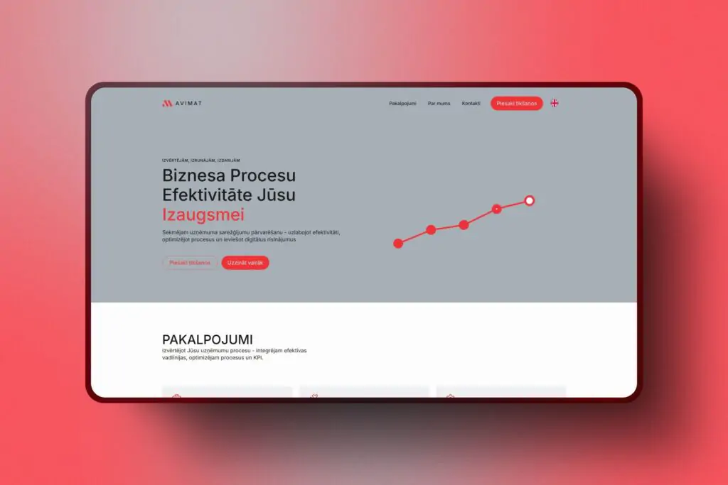 DruvoWEB, mājaslapu izstrāde, mājaslapas izveide, AVIMAT