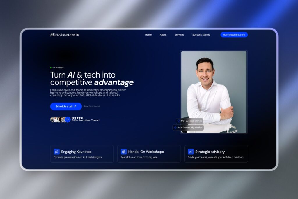 Edvīns Elferts, mājaslapas izstrāde, druvoweb,